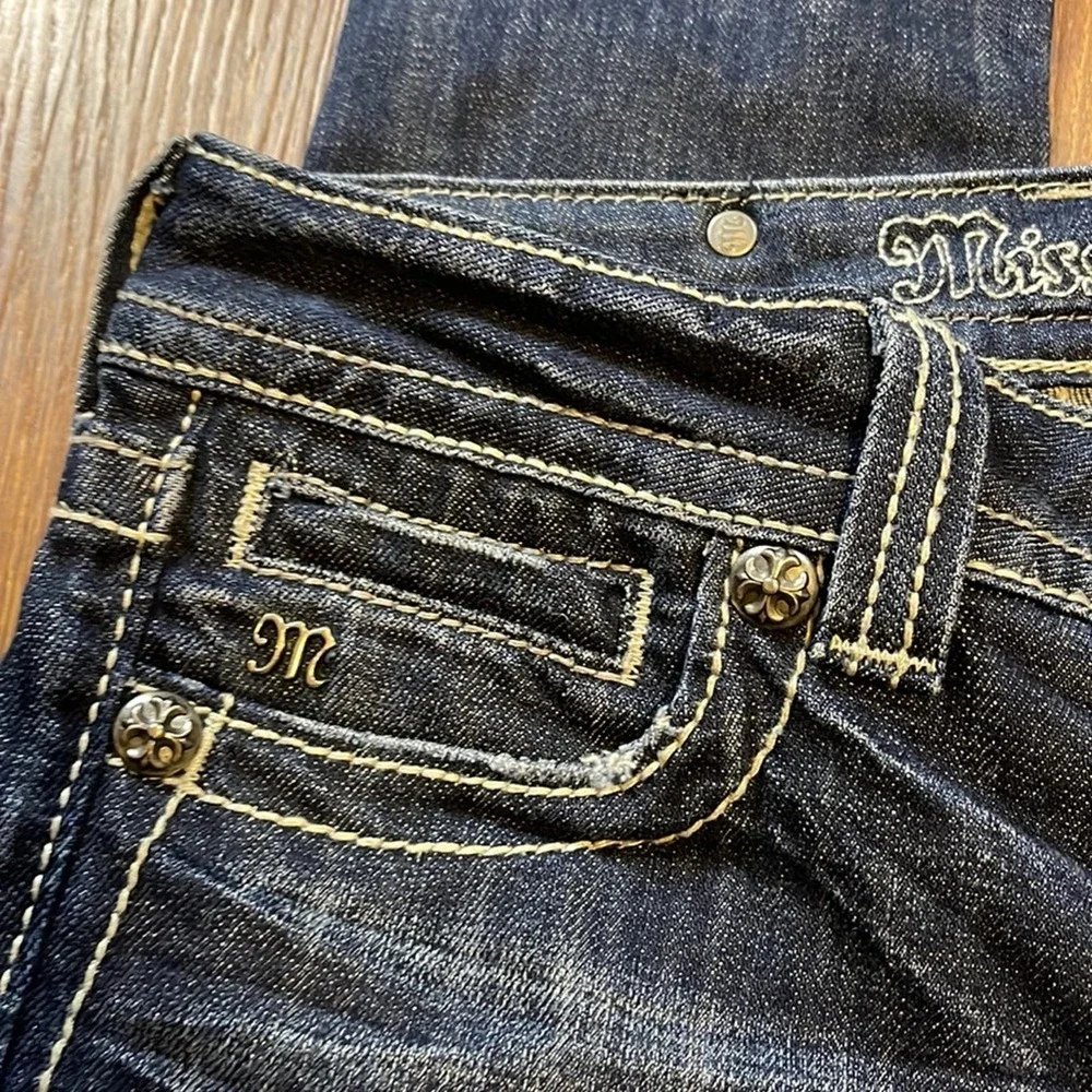 Miss Me Cross Embellished Pockets Skinny Jeans Women’s Size 25 - Picture 11 of 11